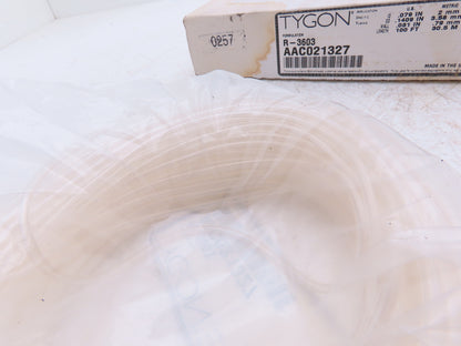 Saint-Gobain Tygon AAC021327 R-3603 Lab & Vacuum Clear Flex Tubing 2mm ID 100 Ft