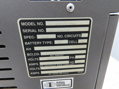 Xtreme Power HF Forklift Battery Charger 36-1A2B-E3 36V 250A 480V 3Ph