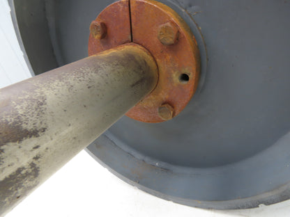 12" Dia x 26"W Conveyor Drive Pulley 1-15/16" Shaft Lagged Roller