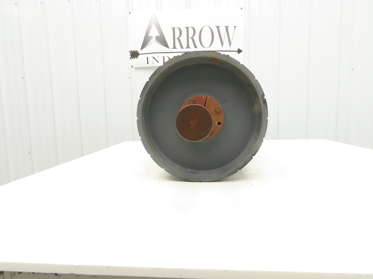 12" Dia x 26"W Conveyor Drive Pulley 1-15/16" Shaft Lagged Roller