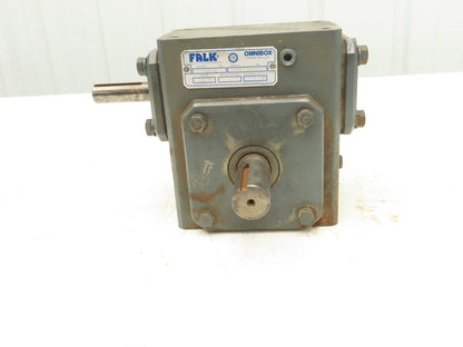 Falk Omnibox 238WB3A Worm Gearbox 10:1 Reducer 175rpm 3Hp RH Output