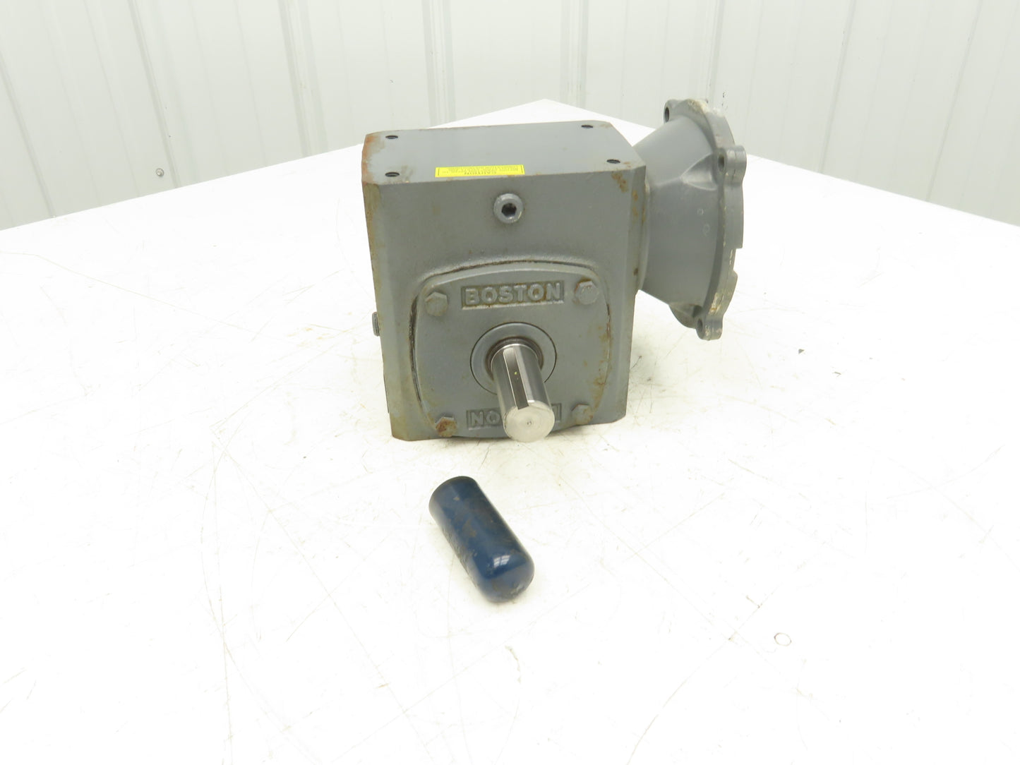 Boston Gear F72460B5G Worm Gearbox 60:1 Reducer 29rpm .7Hp 56C LH Output