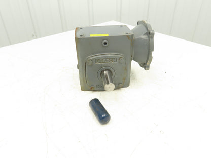 Boston Gear F72460B5G Worm Gearbox 60:1 Reducer 29rpm .7Hp 56C LH Output