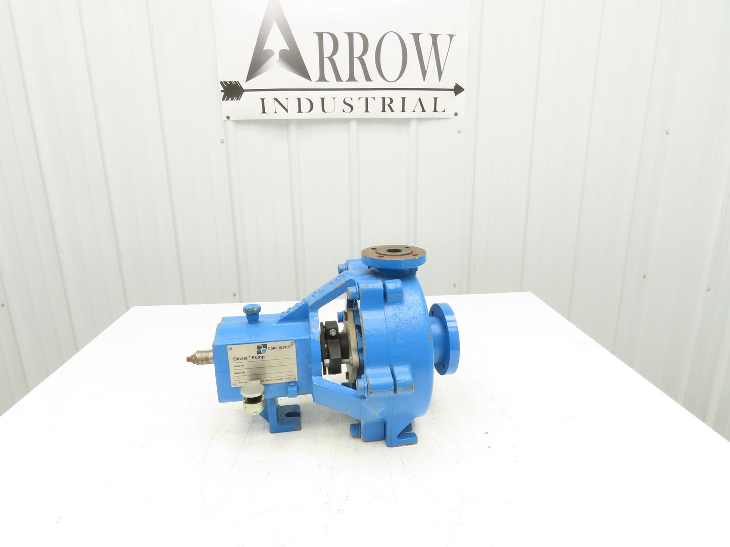 Dorr-Oliver ANSI AA/HL Olivite Rubber Lined Centrifugal Pump 1"x1.5" Flanged
