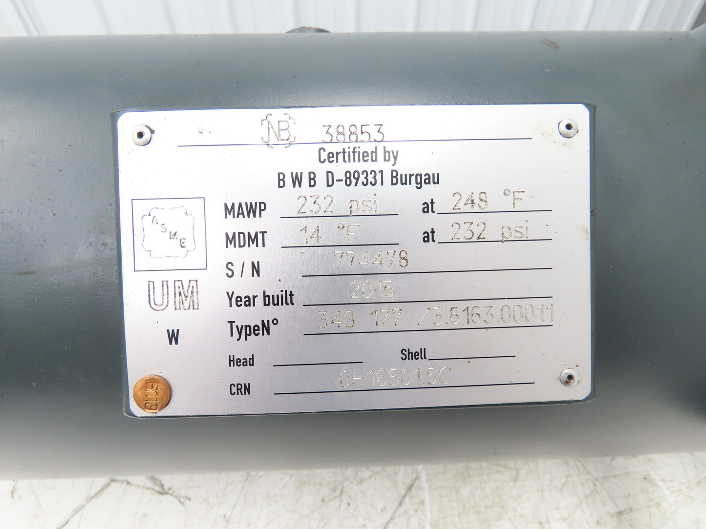 Kaeser 3.6163.00011 Separator Sump Tank Assembly Off AS 25 T Air Compressor
