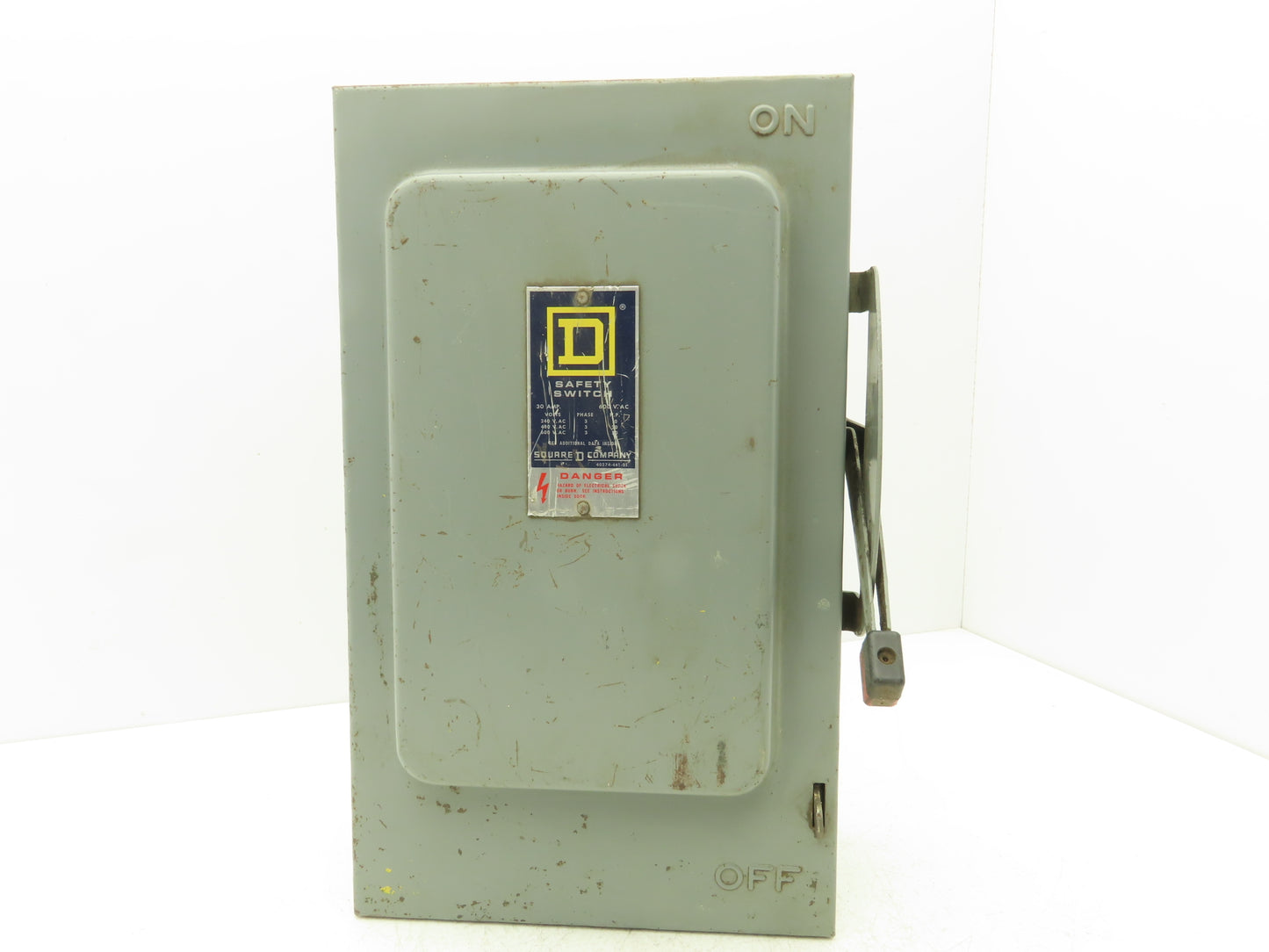 Square D HU461 30A 600V Disconnect Non-Fused