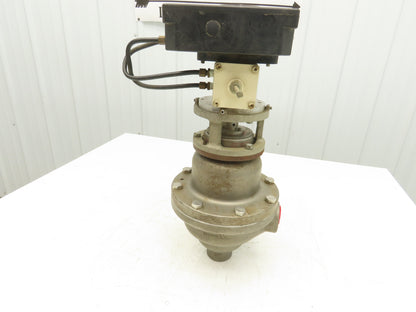 WA Kates HB11T-I Flow Rate Control Valve 1.5"NPT w/Actuator & Positioner