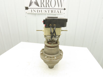 WA Kates HB11T-I Flow Rate Control Valve 1.5"NPT w/Actuator & Positioner