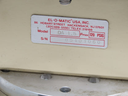 WA Kates HB11T-I Flow Rate Control Valve 1.5"NPT w/Actuator & Positioner