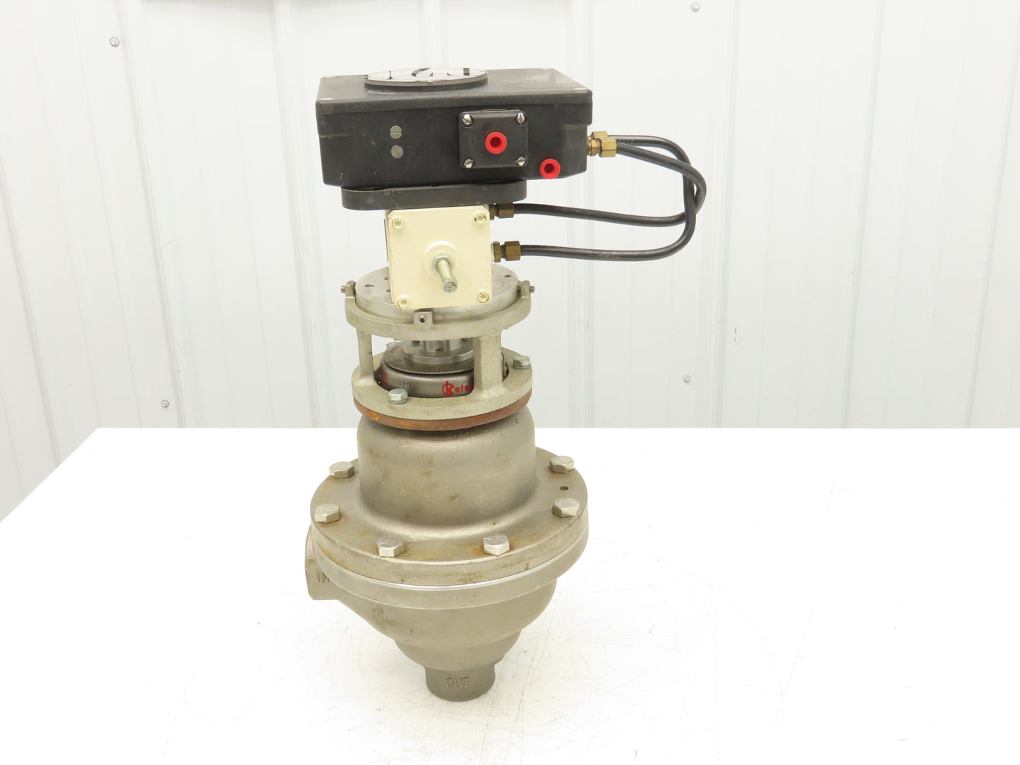 WA Kates HB11T-I Flow Rate Control Valve 1.5"NPT w/Actuator & Positioner