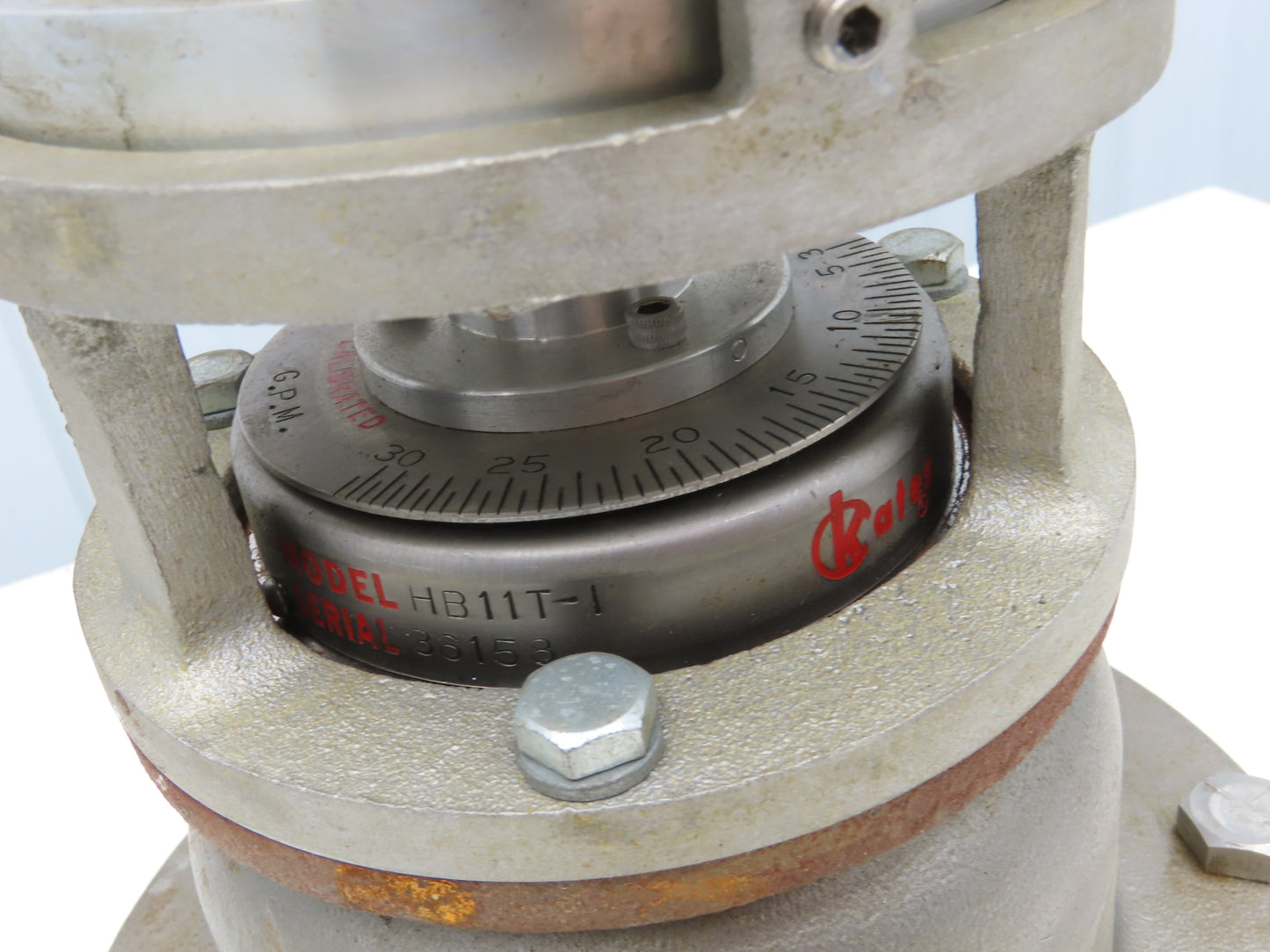WA Kates HB11T-I Flow Rate Control Valve 1.5"NPT w/Actuator & Positioner