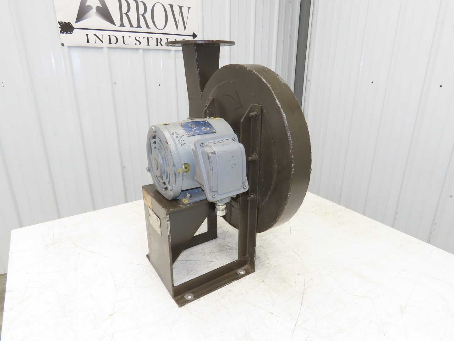 ILG 75-17 High Pressure Blower 1.5Hp Backward Incline IN 5" Out 3.5" Square