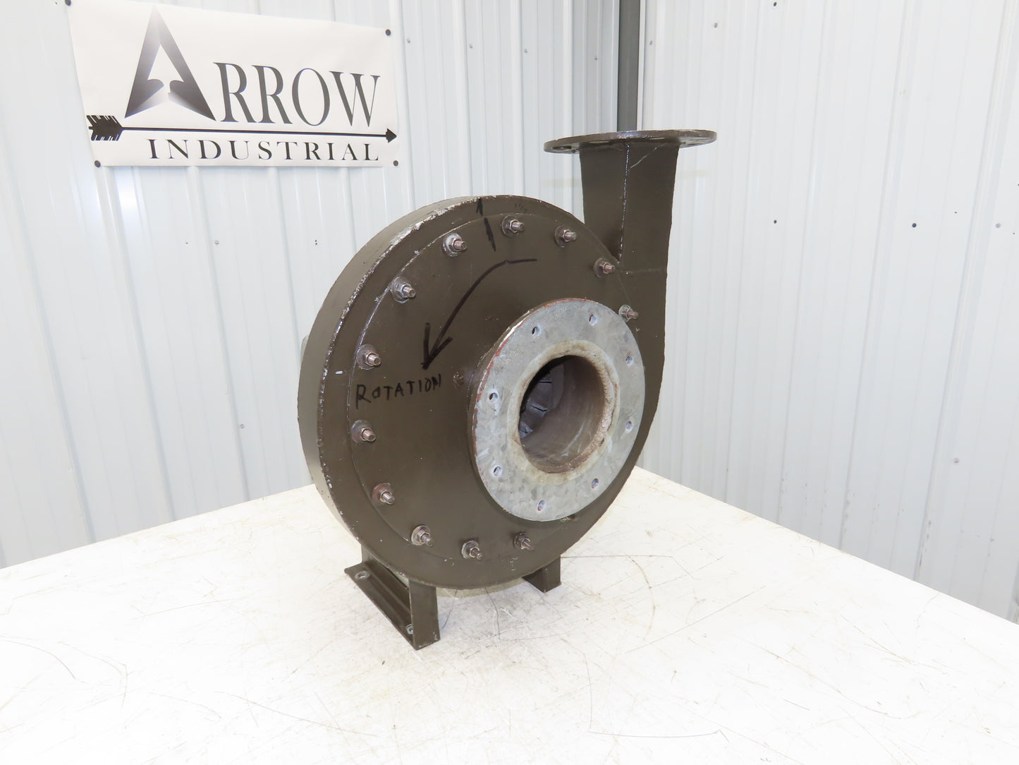 ILG 75-17 High Pressure Blower 1.5Hp Backward Incline IN 5" Out 3.5" Square