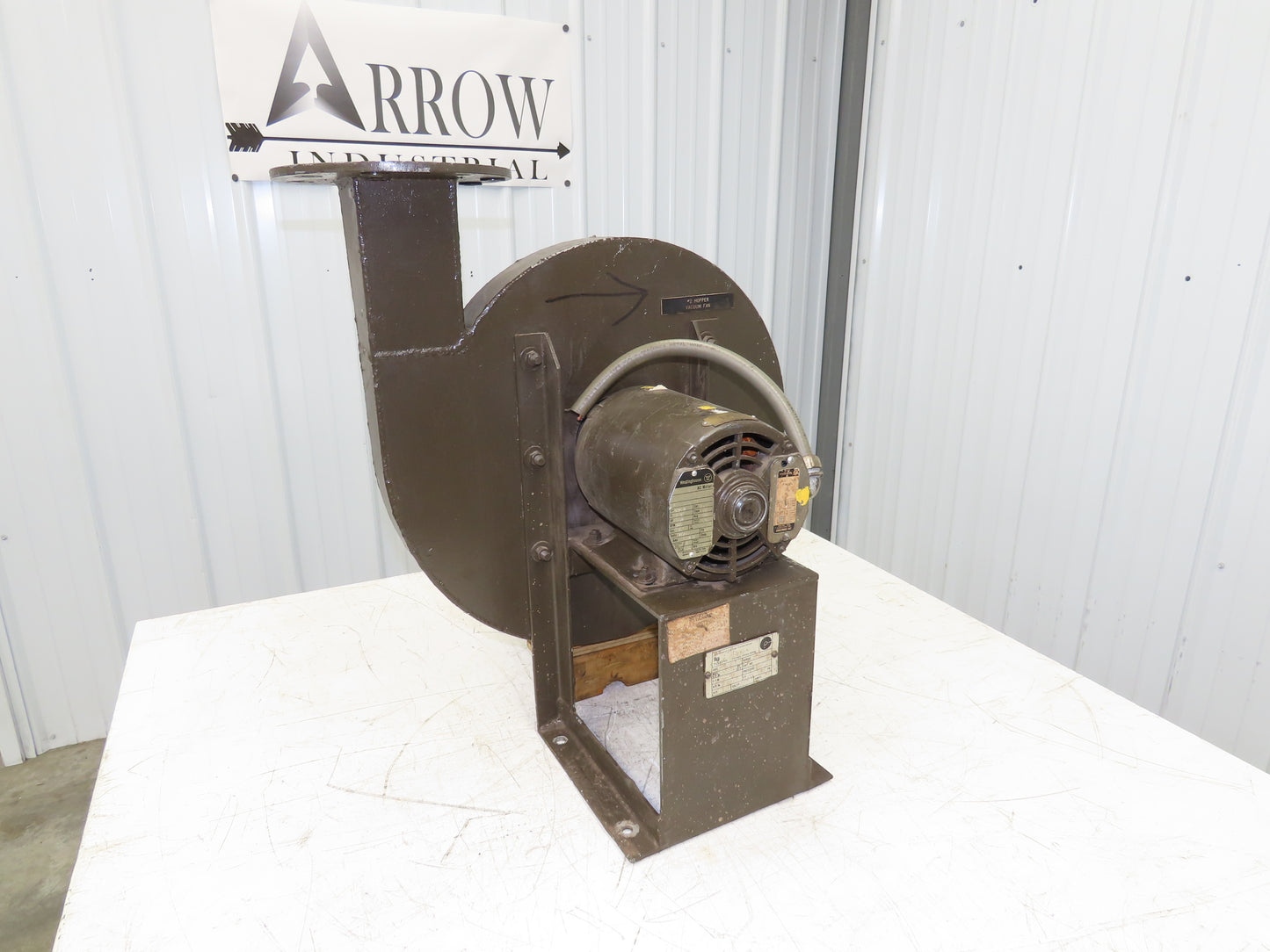 ILG 75-17 High Pressure Blower 1.5Hp Backward Incline IN 5" Out 3.5" Square