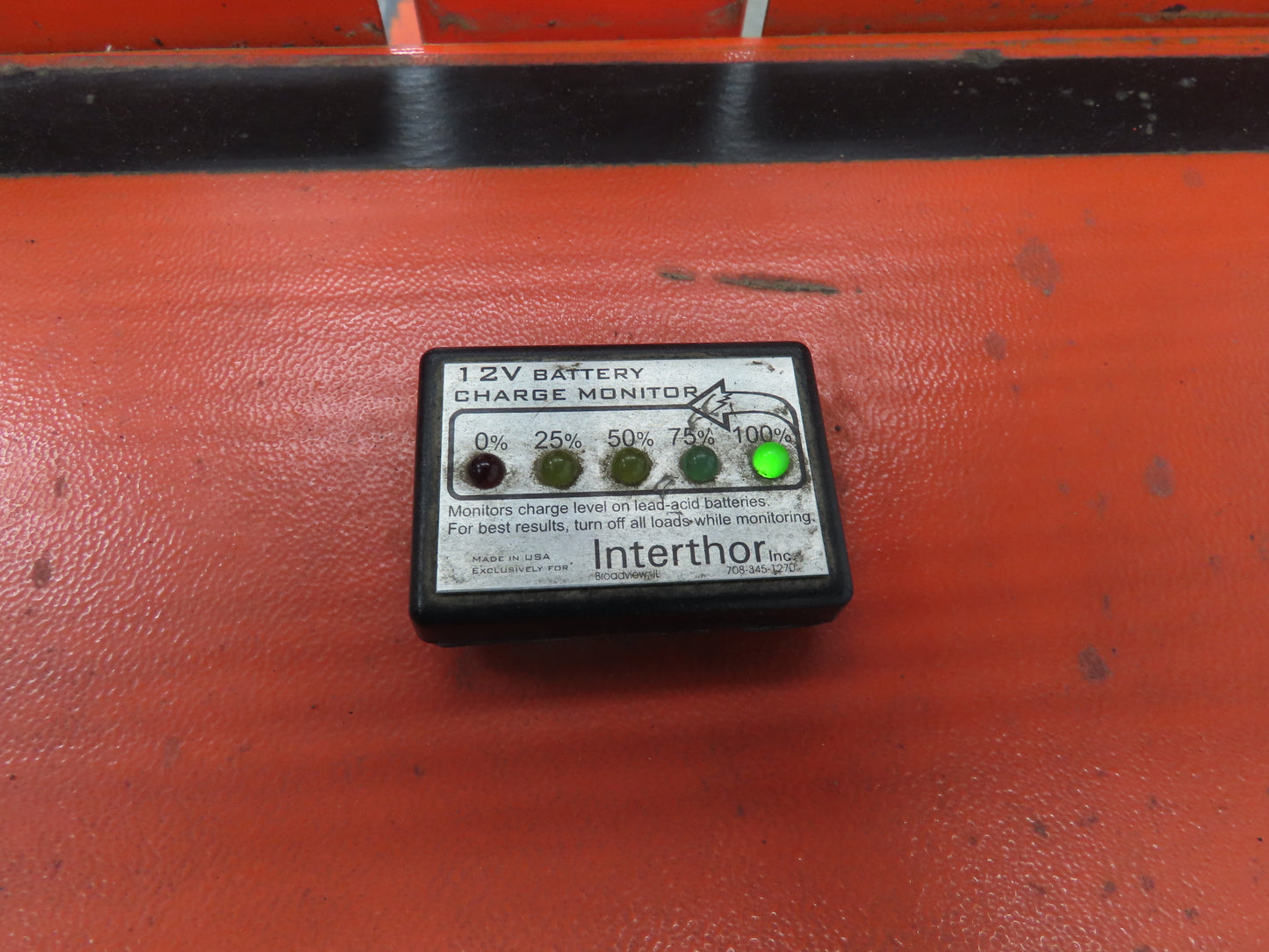 Interrthor LL1000TE TransPositioner Electric Pallet Lift 2200lbs 36" Height 12V