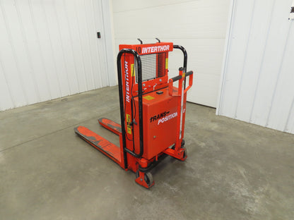 Interrthor LL1000TE TransPositioner Electric Pallet Lift 2200lbs 36" Height 12V