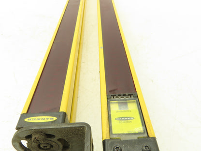 Banner SLSR14-600Q8 EZ-SCREEN Light Curtain Transmitter Receiver Set 600mm