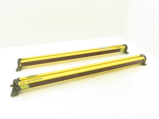 Banner SLSR14-600Q8 EZ-SCREEN Light Curtain Transmitter Receiver Set 600mm