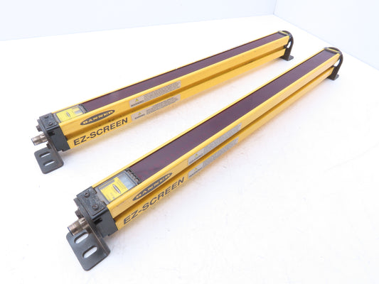 Banner EZ-SCREEN Light Curtain Transmitter Receiver Set 450mm 20 ft Range