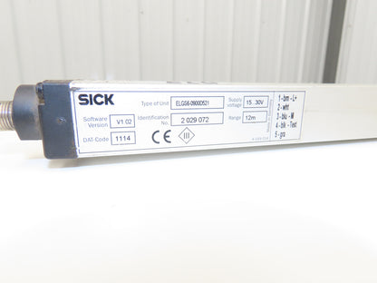 Sick ELGS6-0900D521 Light Curtain Sender 900mm Protected Height 16 Beam 15-30V