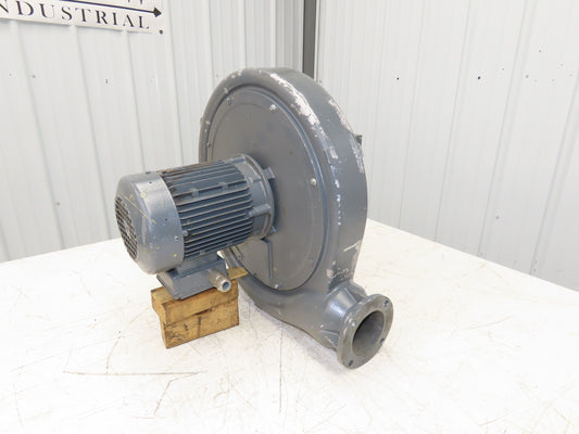 Centrifugal Blower Fan Backward Incline 22.5m3/min 1.25kw 3360rpm 230/440V 3Ph