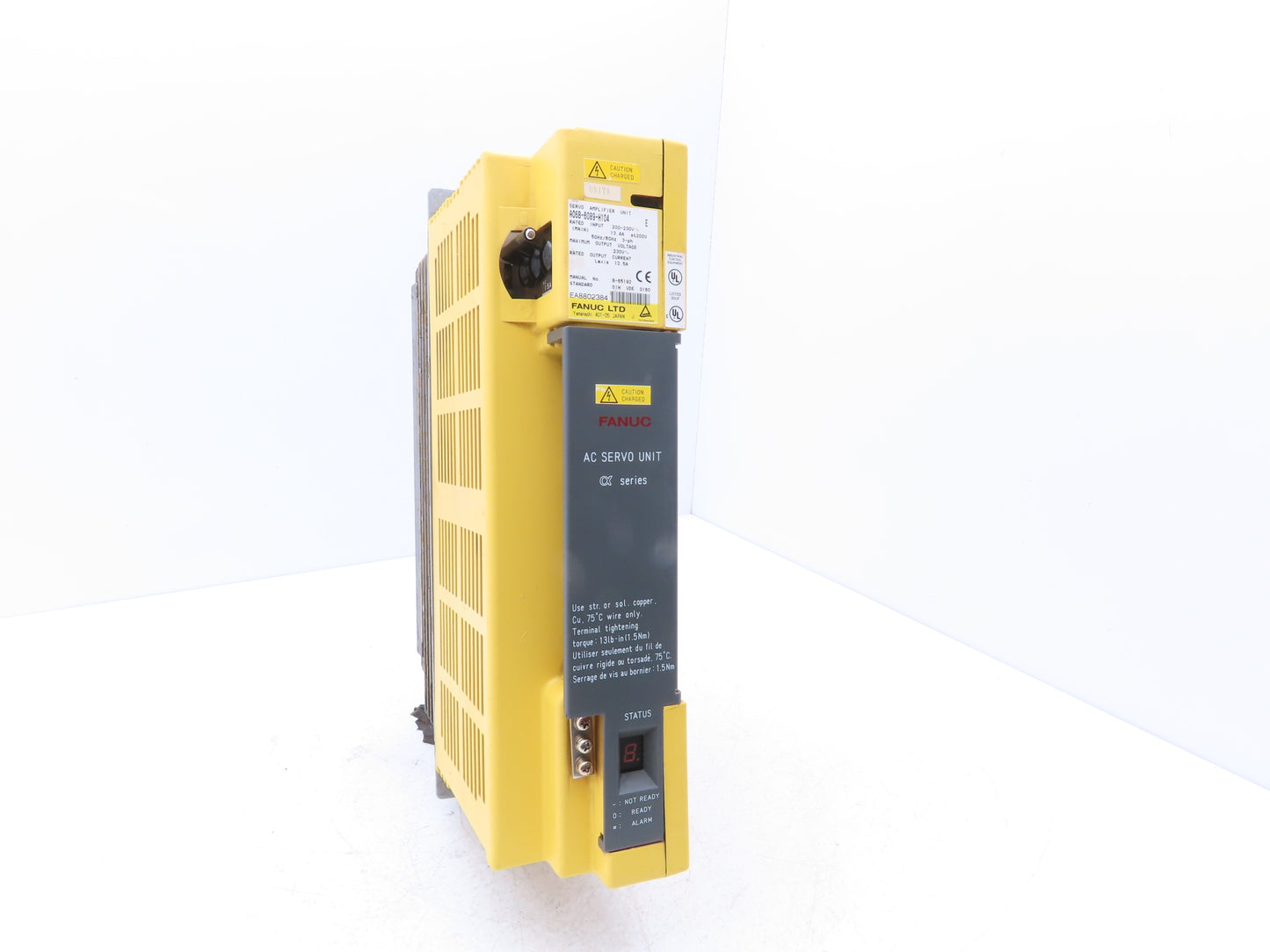 Fanuc A06B-6089-H104 Fanuc Servo Amplifier Unit 230VAC 3Ph 12.5A Ser E