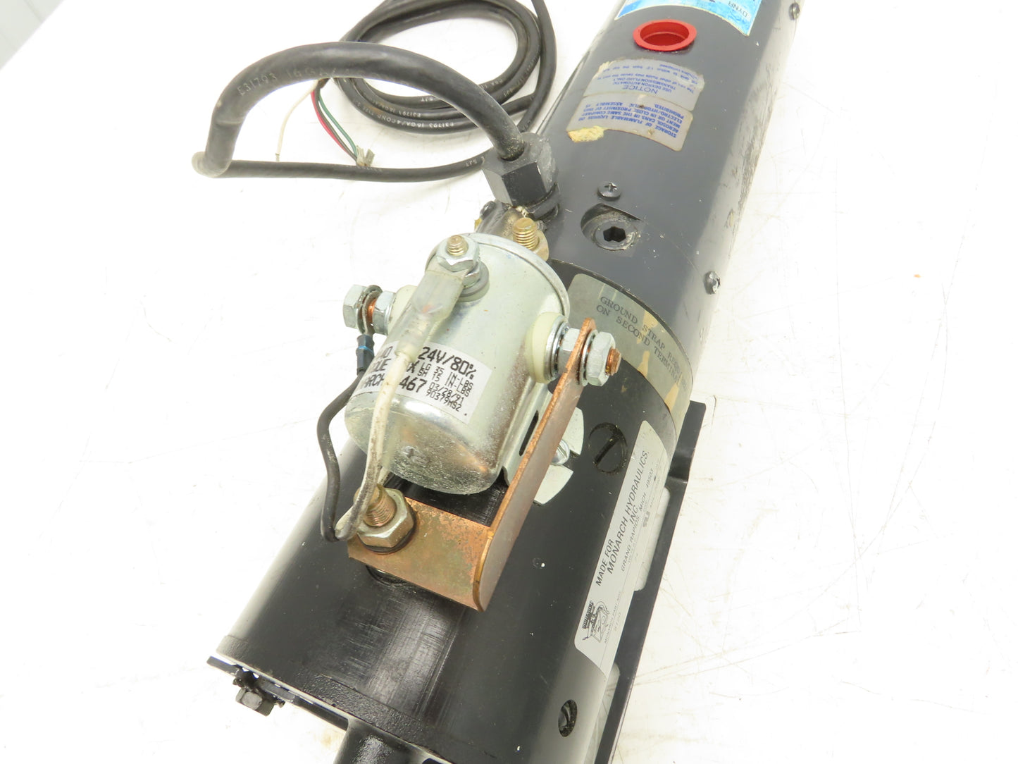 Monarch M-642-0102 Dyna-Ramic Hydraulic Power Unit 24VDC Motor