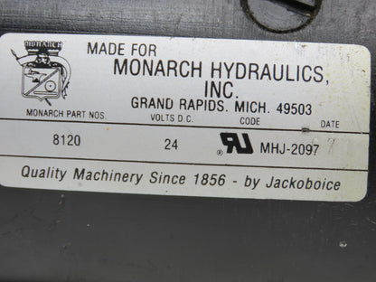 Monarch M-642-0102 Dyna-Ramic Hydraulic Power Unit 24VDC Motor