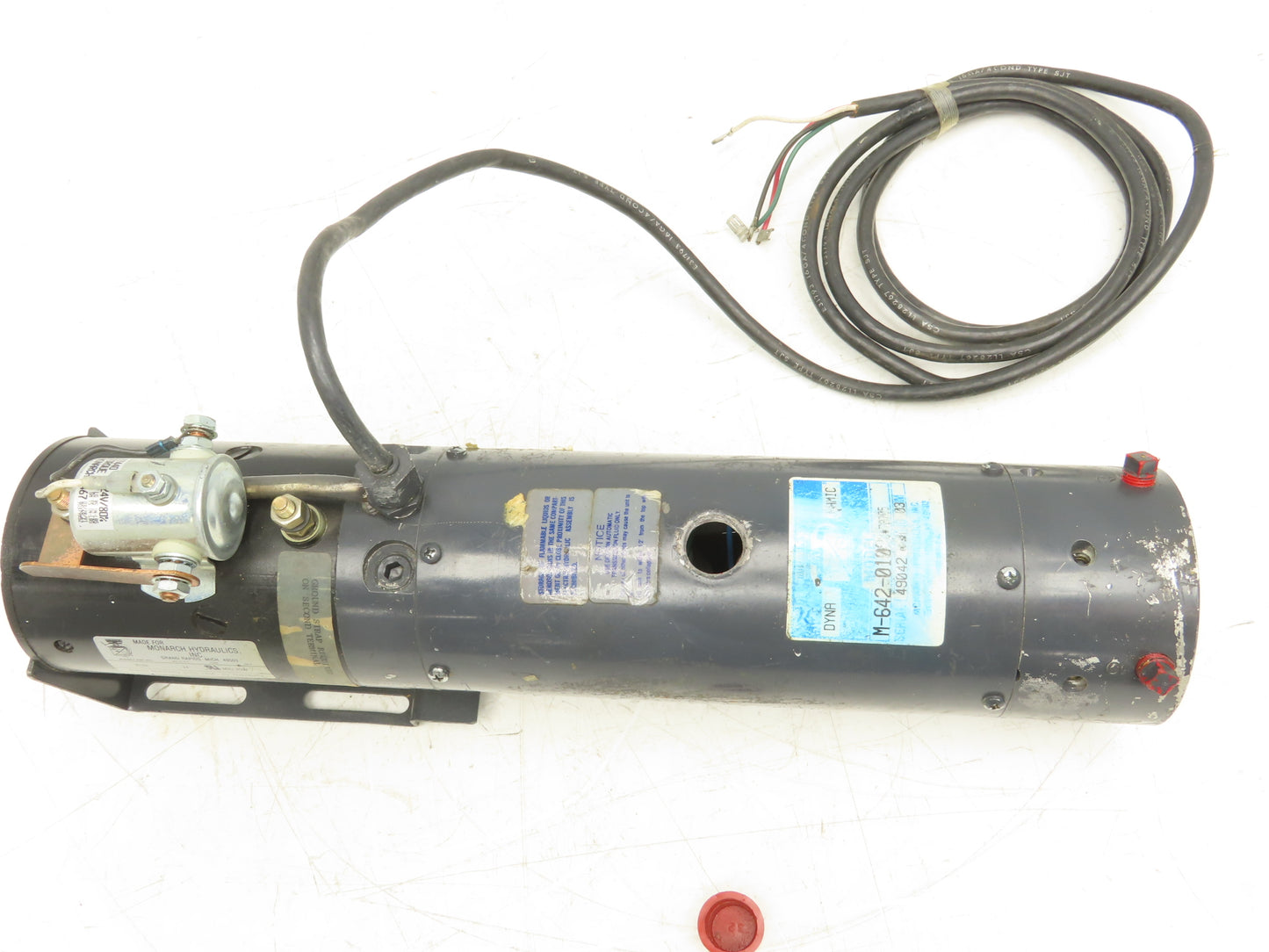 Monarch M-642-0102 Dyna-Ramic Hydraulic Power Unit 24VDC Motor