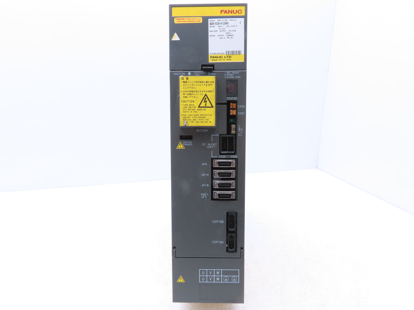 Fanuc A06B-6096-H106#RA F Servo Amplifier Module 230V 9.1 kw Series F