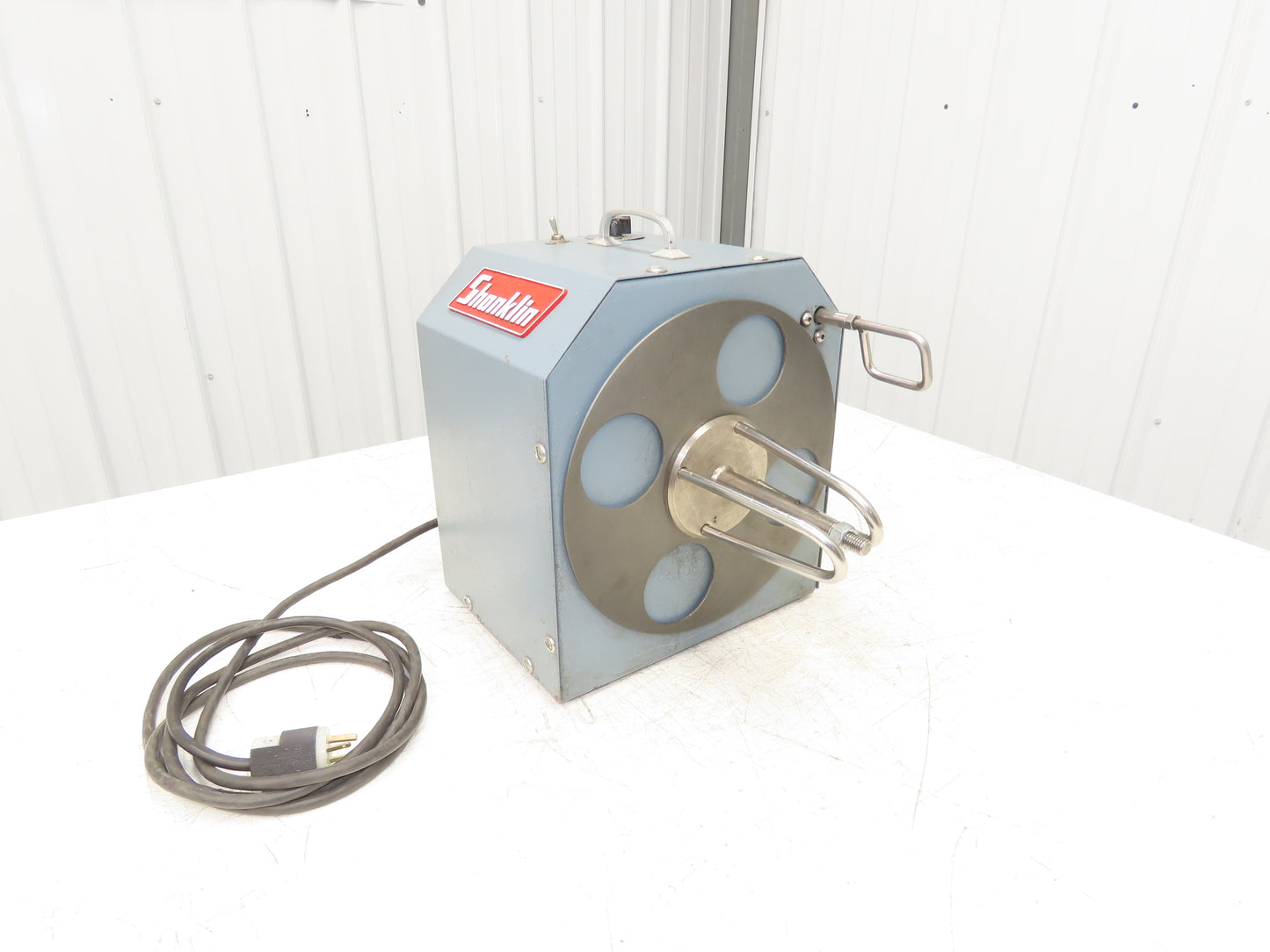 Shanklin Selvage Winder Heat Shrink Waste Scrap Collector Process 230V 1Ph