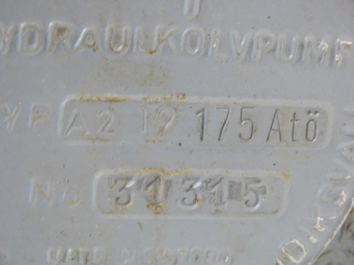 Sunfab A2 19 175 Hydraulic Pump/Motor 30mm Shaft