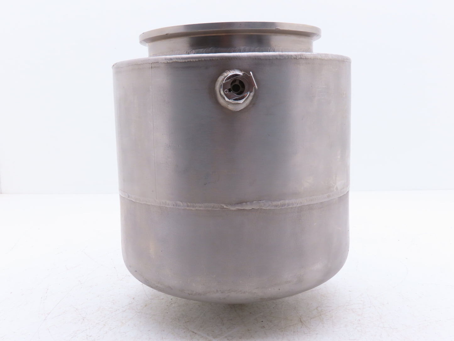 6"x 2" Tri-Clamp Sanitary Double Wall Bowl w/Hose Ports Drain 304 Stainless