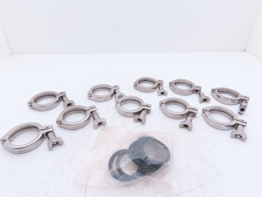 2" Tri-Clamp Sanitary 304 Stainless Wing Nut  Lot of 10