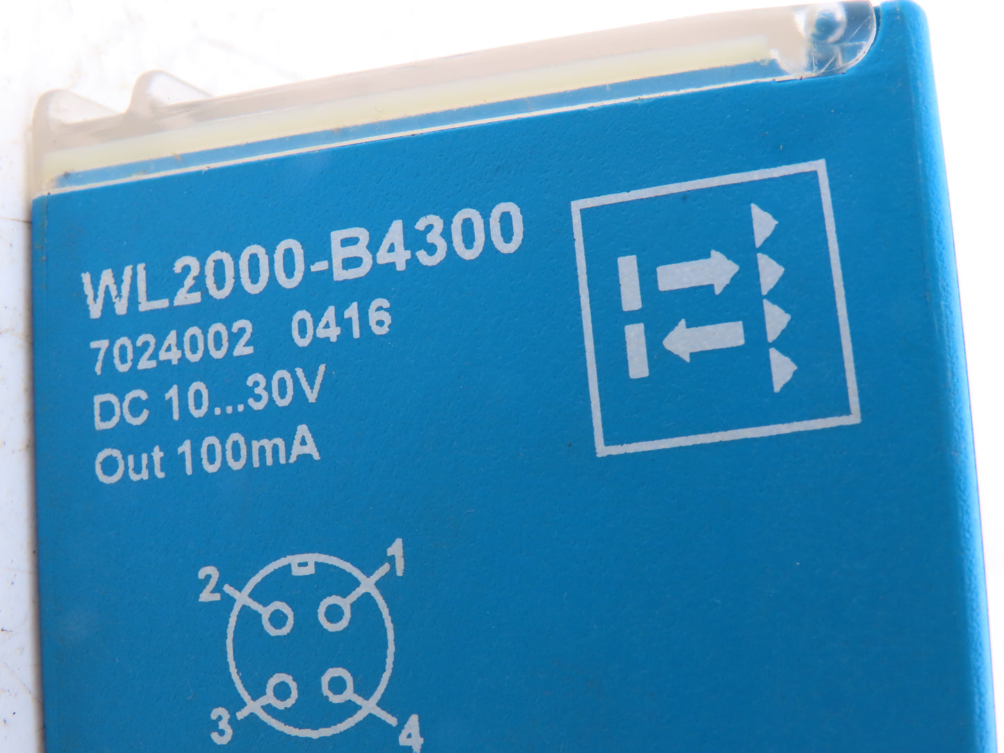 Sick WL2000-B4300 Photoelectric Proximity Sensor 15M Range 10-30VDC
