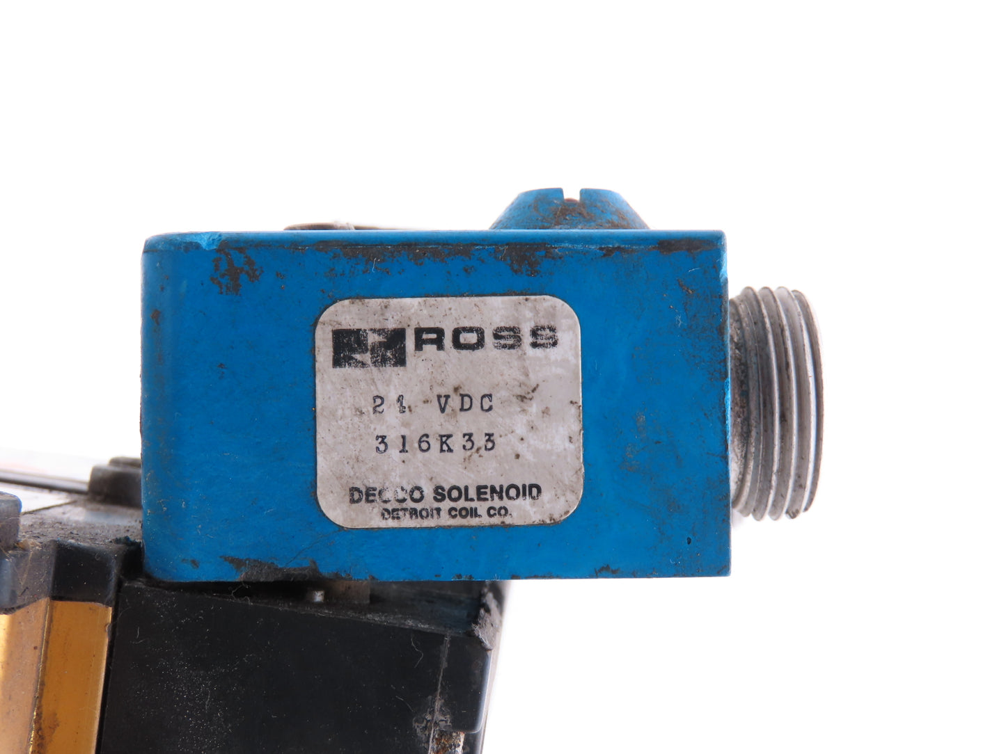 Ross W6076B3437 5/2 Pneumatic Solenoid Valve 2-Station Manifold 24VDC 3/8"npt