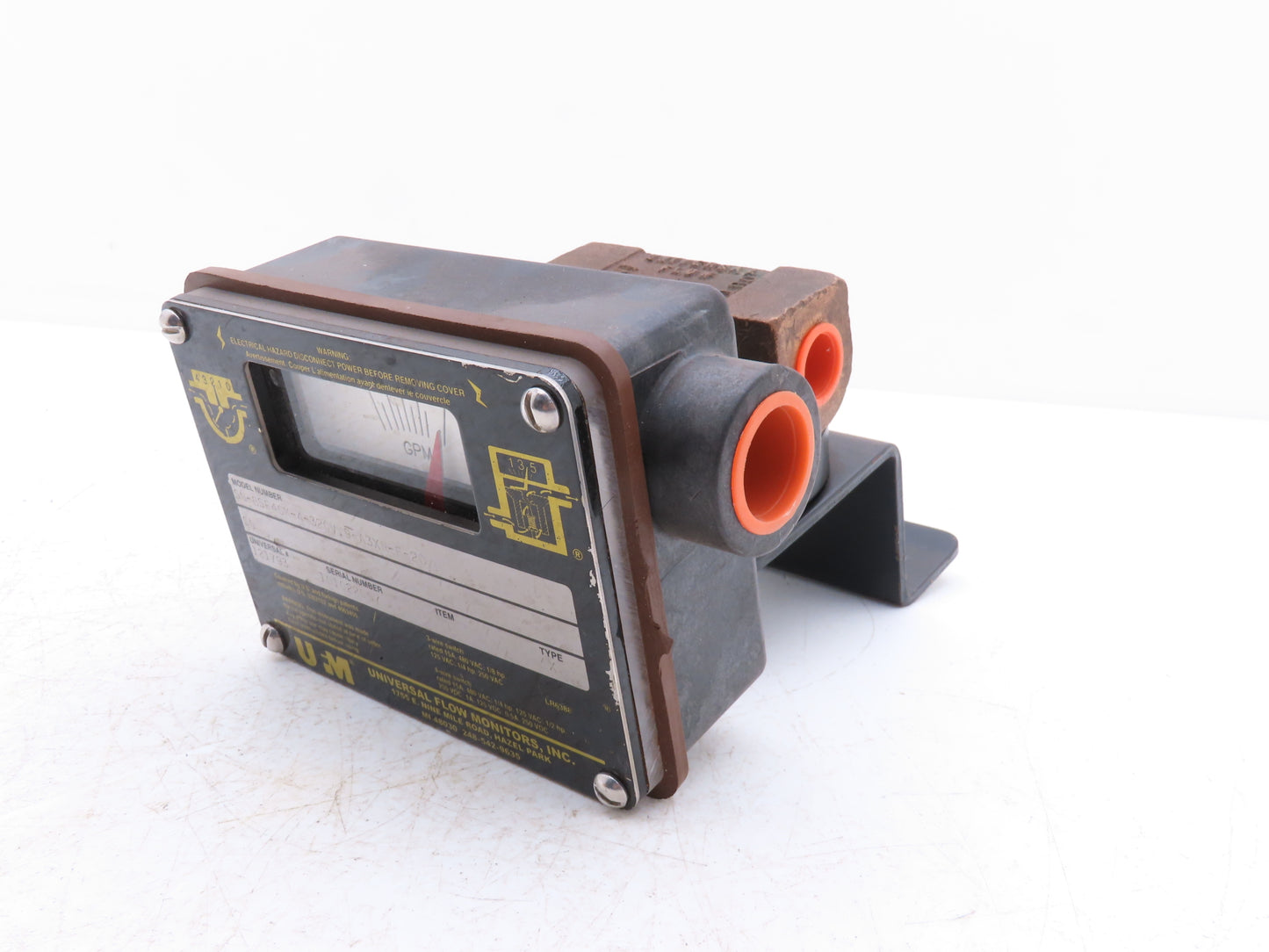 Universal Flow Monitors SN-BSF4GM-4-320V.9-A3XR-F-2D Bronze Flow Meter 1/2"NPT