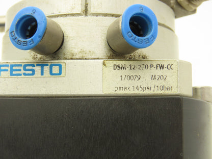 Festo DSM-12-270 P-FW-CC Double Acting Semi-Rotary Vane Actuator W/ Metal Stops