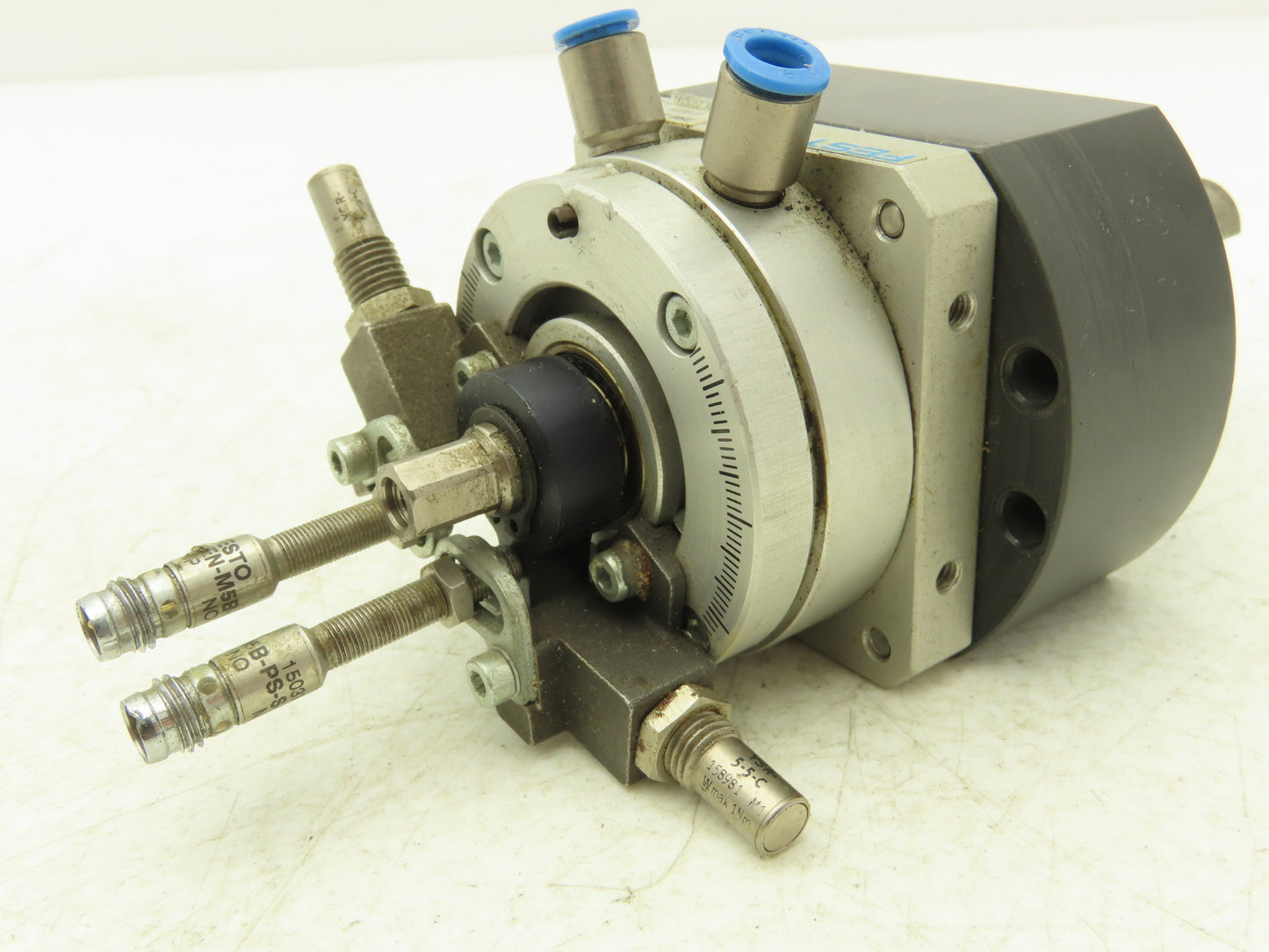 Festo DSM-12-270 P-FW-CC Double Acting Semi-Rotary Vane Actuator W/ Metal Stops