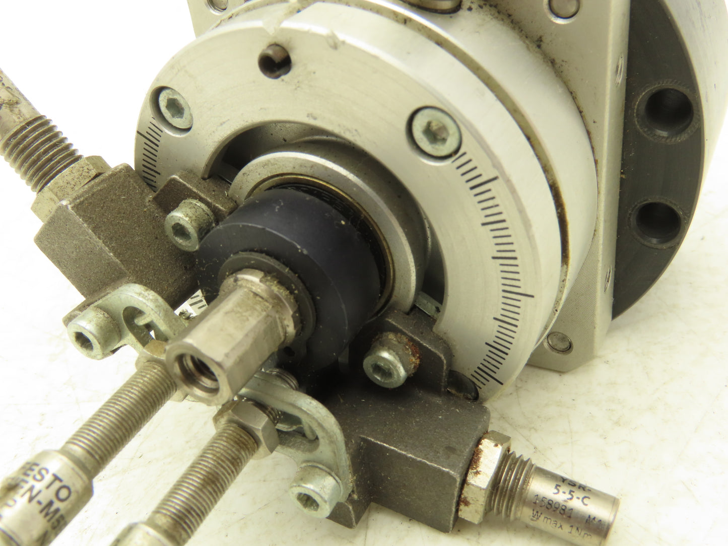Festo DSM-12-270 P-FW-CC Double Acting Semi-Rotary Vane Actuator W/ Metal Stops