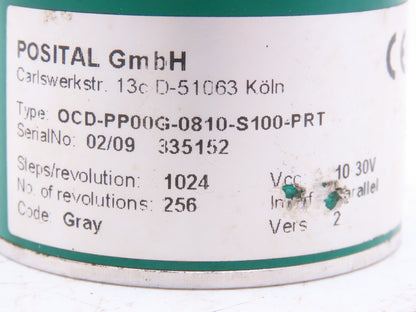 Posital Fraba OCD-PP00G-0810-S100-PRT Rotary Encoder Parallel Interface Ver 2