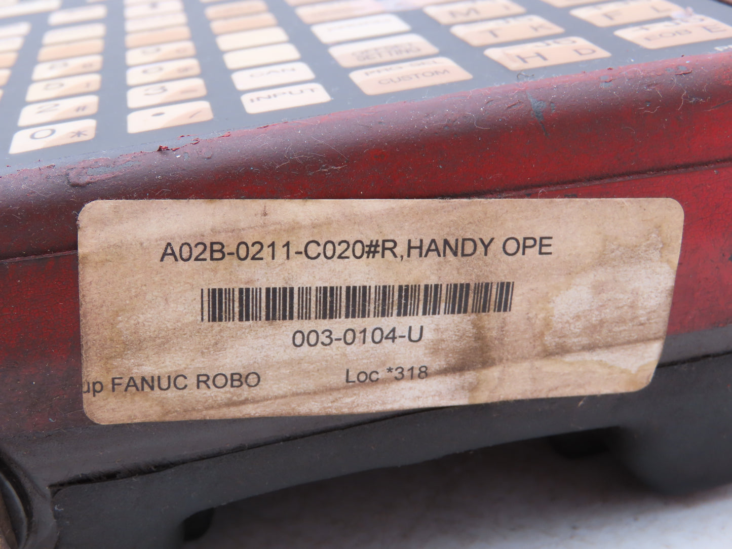 Fanuc A02B-0211-C020#R Robot Teach Pendant Keypad PMGE1 READ