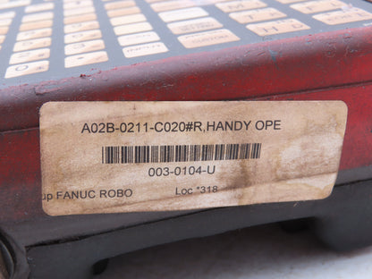 Fanuc A02B-0211-C020#R Robot Teach Pendant Keypad PMGE1 READ