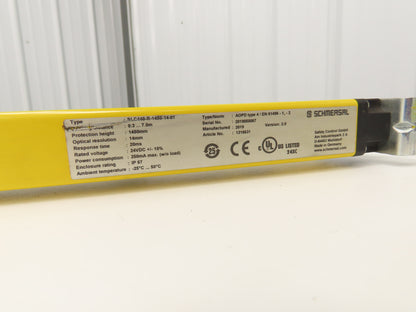 Schmersal SLC440 1450mm Safety Light Curtain Receiver Only 24VDC -Damaged Lens