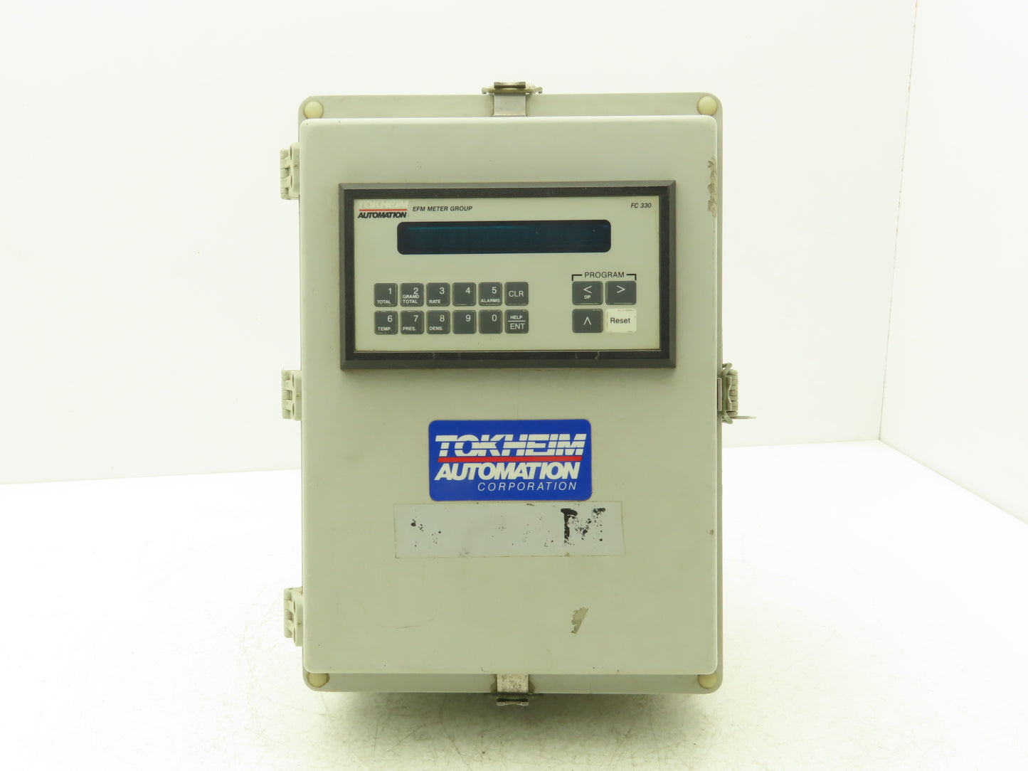 EFM Tokheim Automation FC-330 Flow Control Module Rate Totalizer Panel 12x8x7"