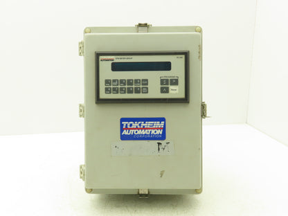 EFM Tokheim Automation FC-330 Flow Control Module Rate Totalizer Panel 12x8x7"