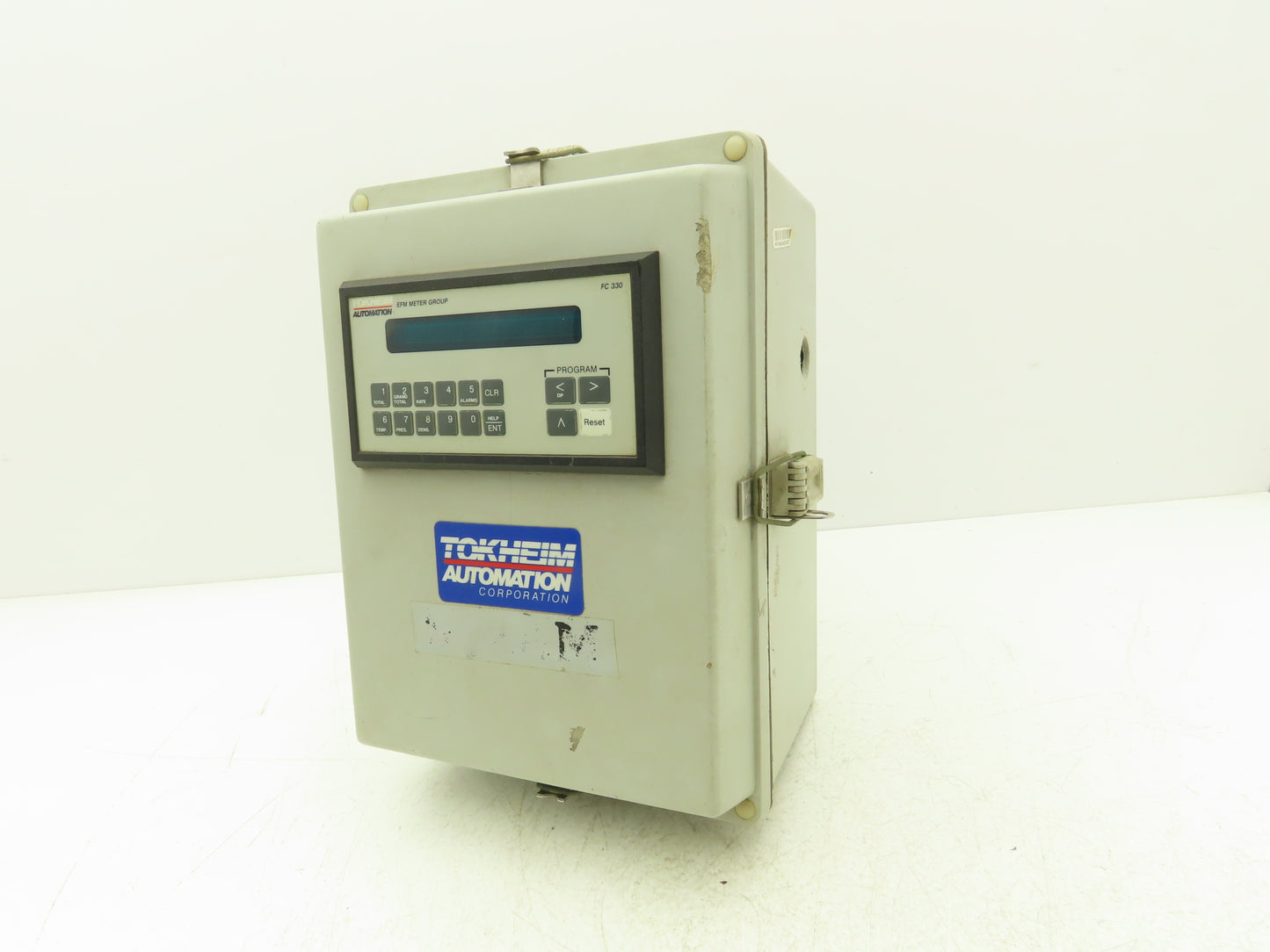 EFM Tokheim Automation FC-330 Flow Control Module Rate Totalizer Panel 12x8x7"