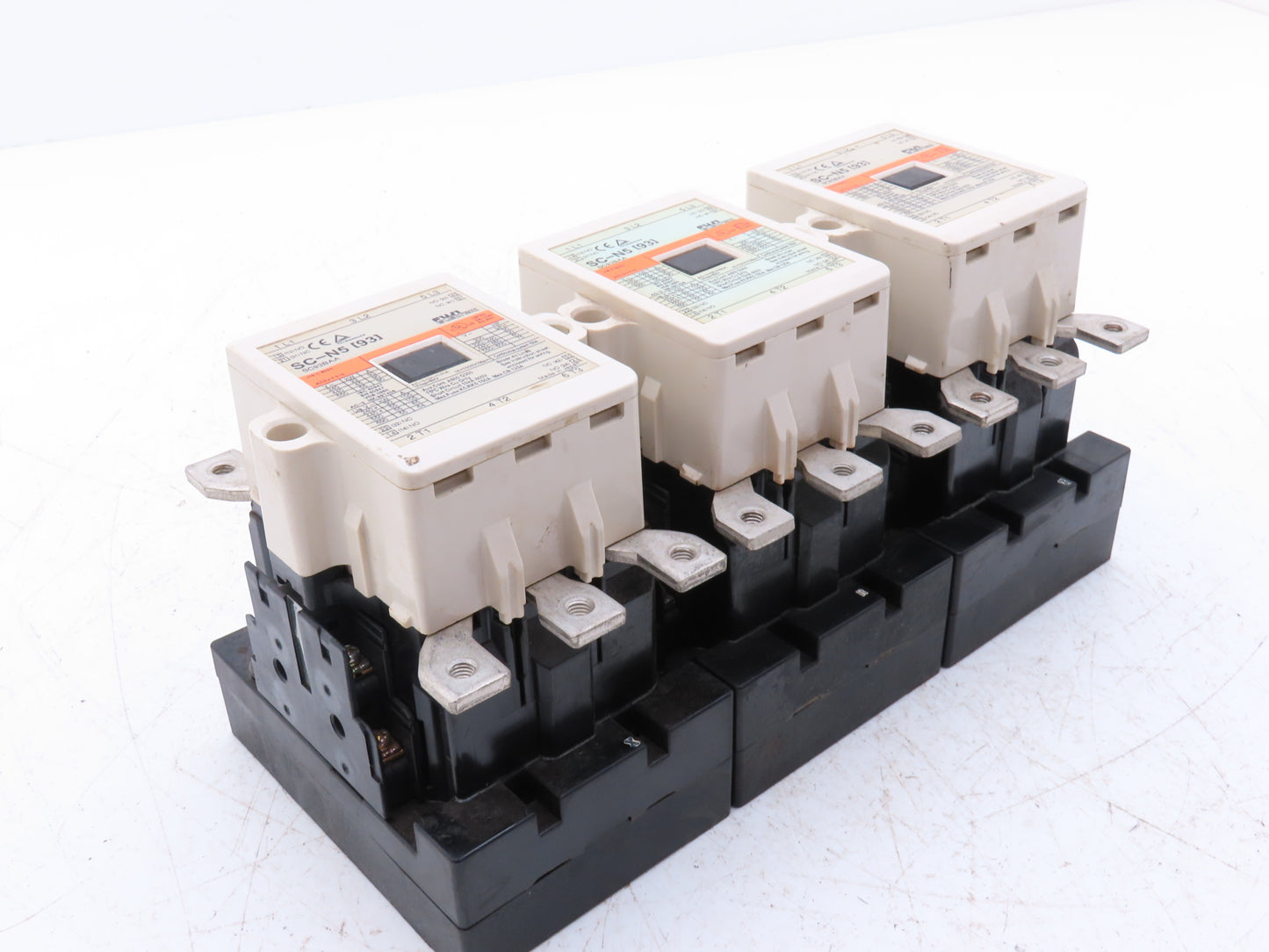 Fuji Electric SC-N5 (93) SC-N5 Motor Starter Contactor 3Ph 600V 93A Lot of 3