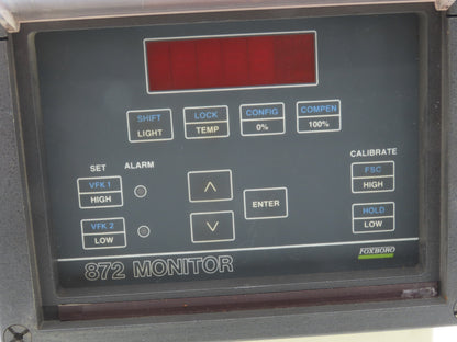 Foxboro 872-20AMS-78 Monitor 872 Series Alarm 0-20 MS/CM 4-20MA 120VAC