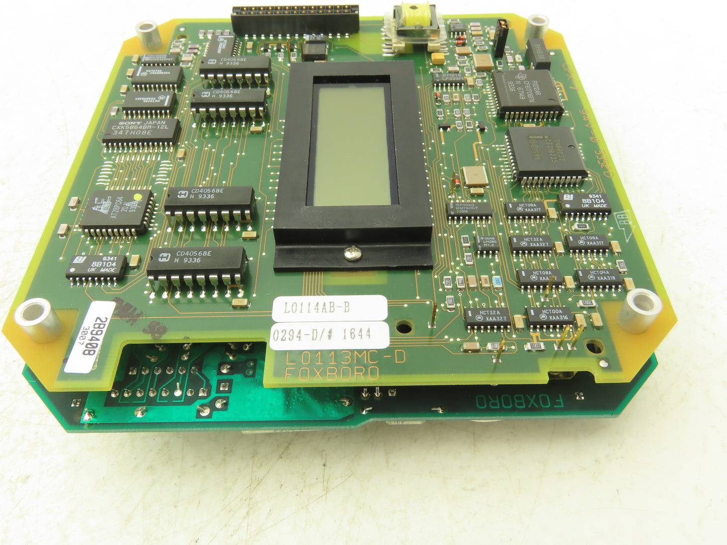 Foxboro L0113MC-D Converter Control Board w/Display L0114AB-B